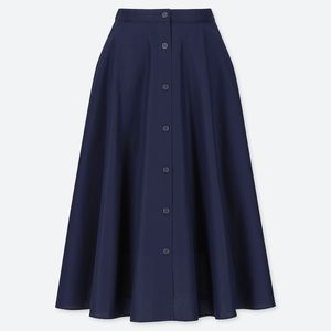 Uniqlo button down skirt